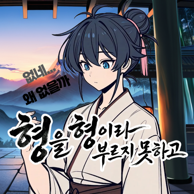 형을 형이라 부르지 못하고